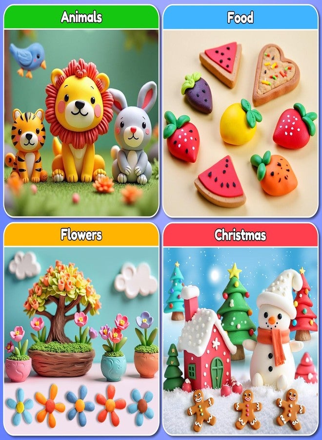 YOPINSAND Air Dry Clay 145 Colors, Modeling Clay for Kids, DIY Molding Magic Toy with Tools, Gift for Kids Boys Girls - Image 5